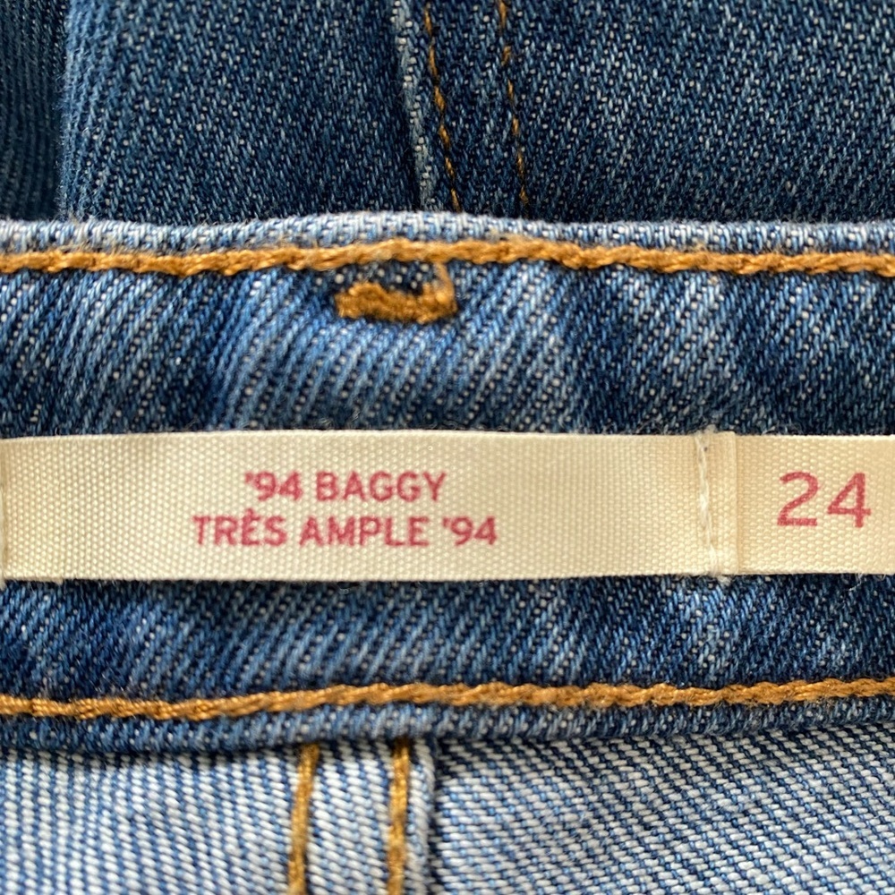 Levi’s 94’ Baggy Cargo Cotton Jeans Size 24 - Picture 10 of 11